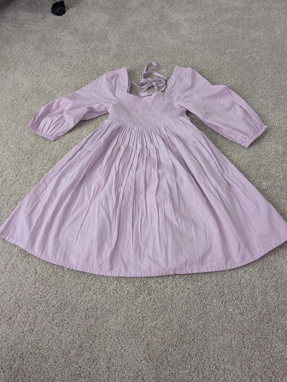 NWT Influence Lilac Medium Length Sleeve Ribbed Dress 4